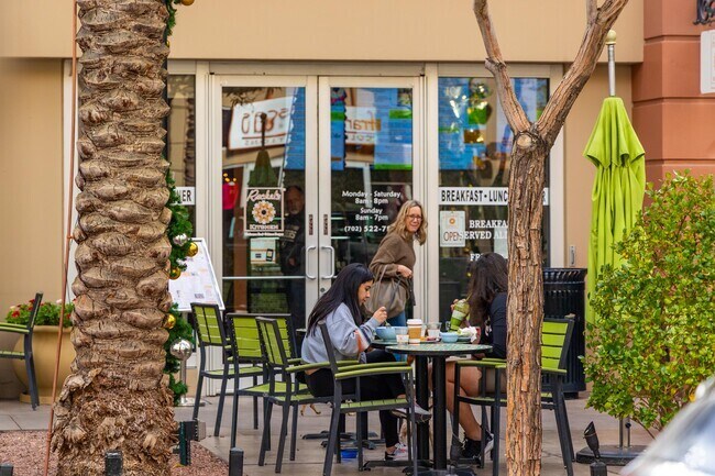 For some nice dining options, head to The District at Green Valley Ranch.