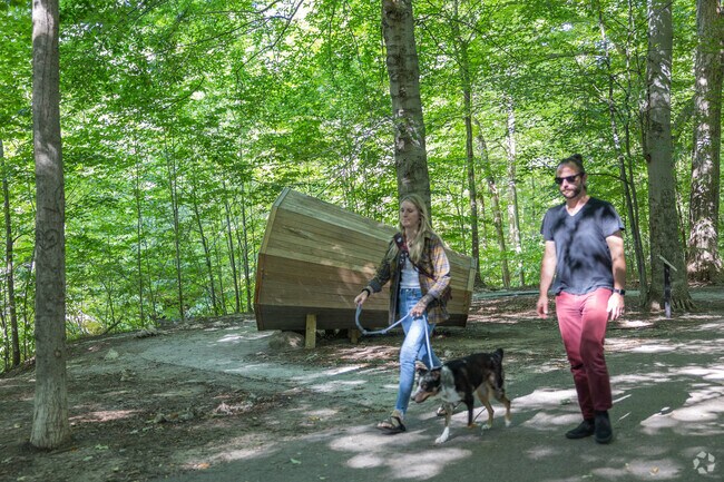 Ken-O-Sha Park offers plenty of outdoor walking trails through serene woods along Plaster Creek.