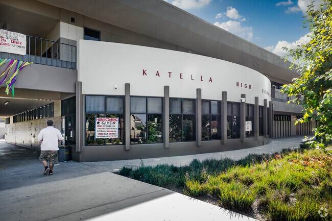 Students access to educational opportunities at Katella High School in Anaheim.