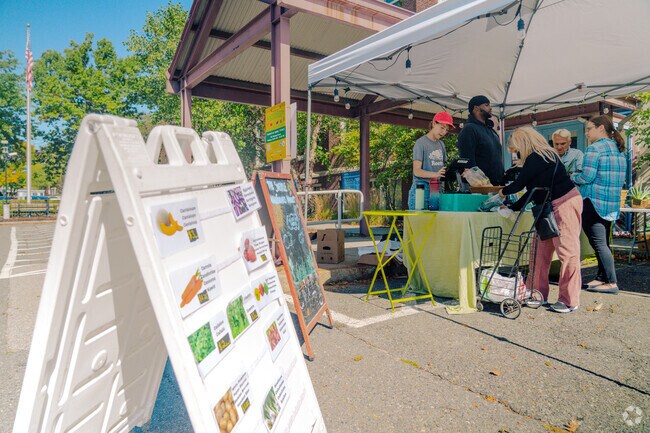 Residents of Teele Square are welcomed to hop at Somerville Mobile Farmers Market.