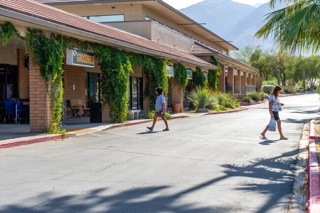 The Mall in Borrego Springs attracts shoppers looking for desert souvenirs and charming boutique finds.