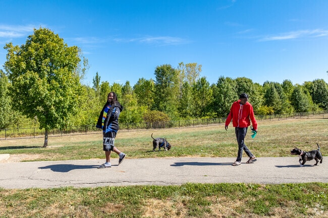 Spindler Dog Park offers several walking trails that Sweetwater residents love using.
