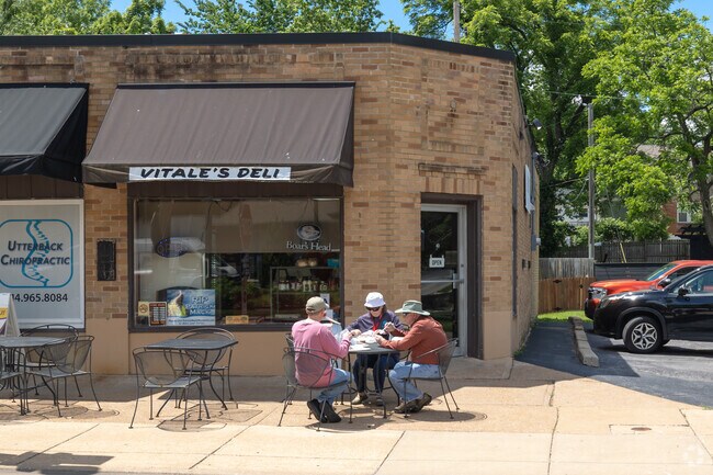 Vitale's Deli has an idyllic location in central downtown Glendale.
