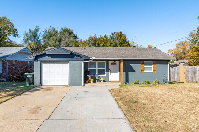 Some homes have been renovated in the University of Oklahoma neighborhood.