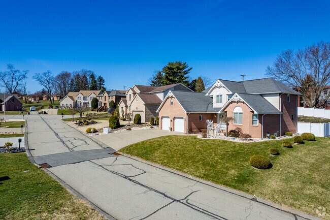 Large single-family homes with large front and backyards are typical in West Mifflin.