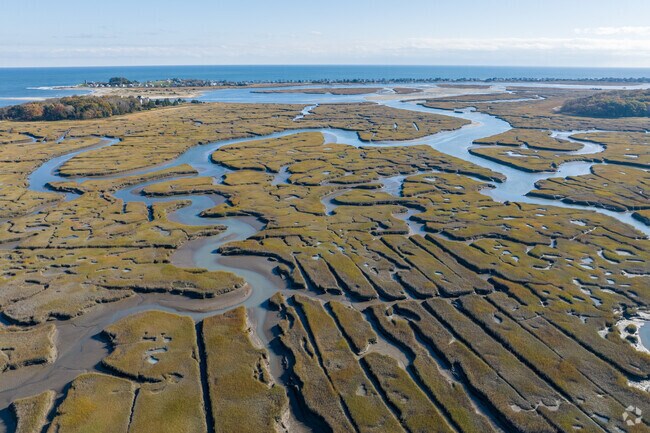 English Salt Marsh in Marshfield Hills is one of many scenic attractions in the area.