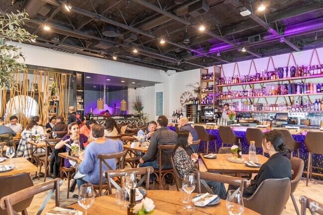 Mykonos has a delicious menu and fun vibe for residents of Skyfarm and others near Burlingame.