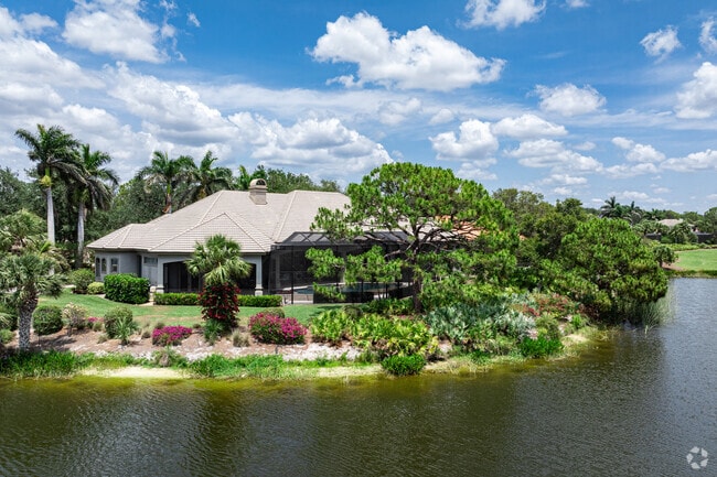 Scenic views of the lakes and golf course are available from Remington Reserve homes.