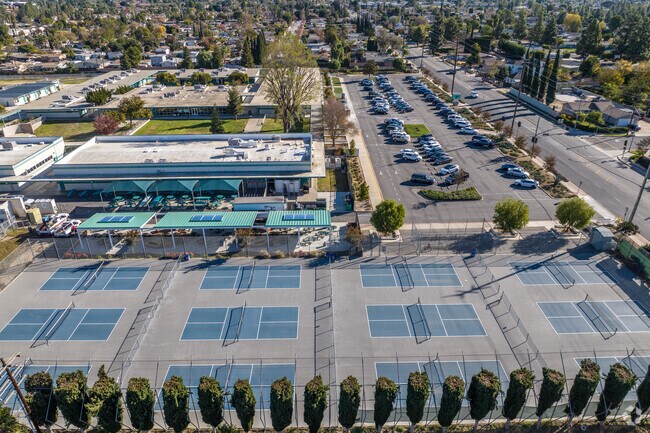 There are many pickle ball courts at Sinaloa Middle School.