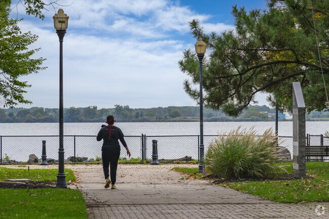 Take a stroll right by the Delaware River, located just south of Trainer.