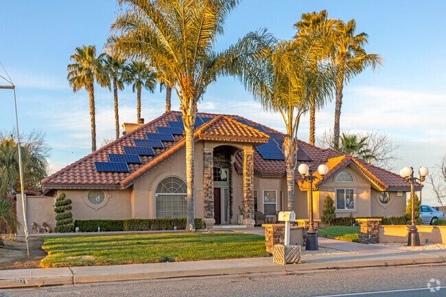 Spanish-inspired contemporary homes can be found near the edges of Madera Acres.