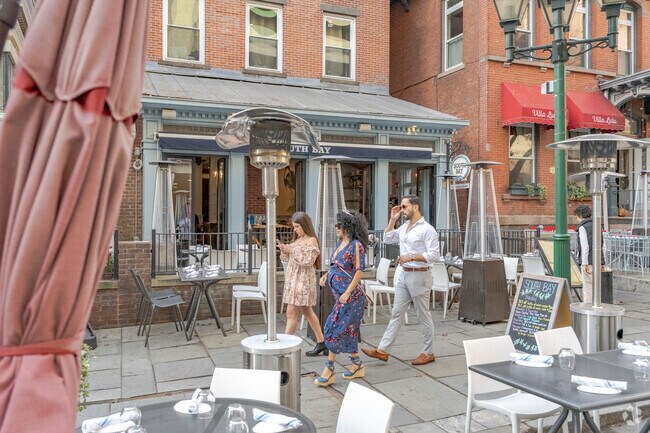 Walk the Downtown New Haven streets and find great restaurants like South Bay.