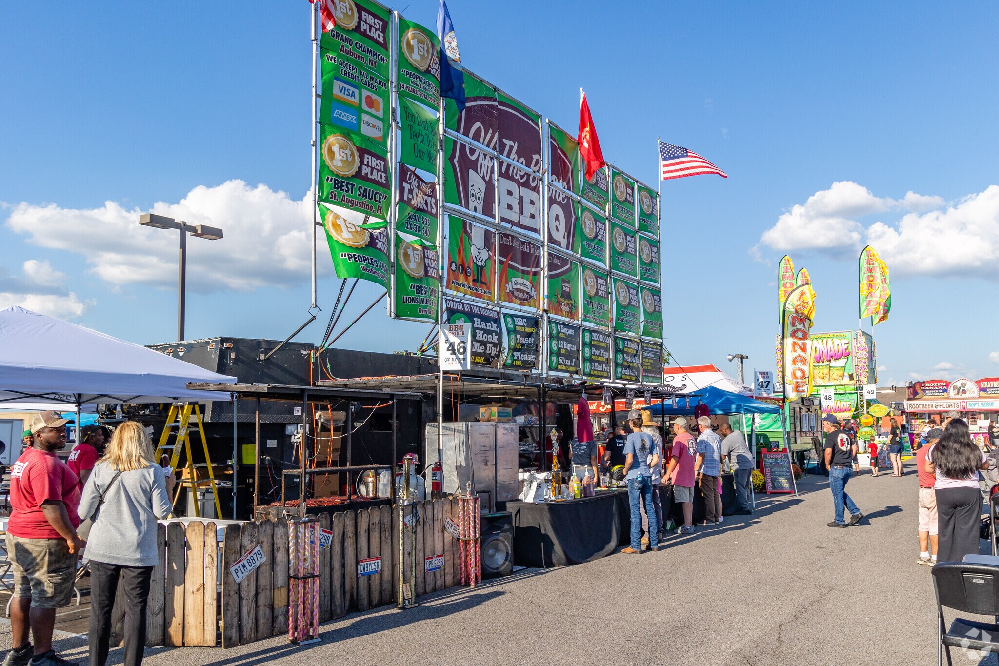 Barbecue of all types can be found at BBQ on the River.