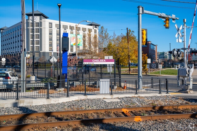 It's easy to access Boston via the Chelsea commuter rail station nearby.