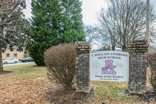 Andrews High School proudly represents the Raiders as their mascot.