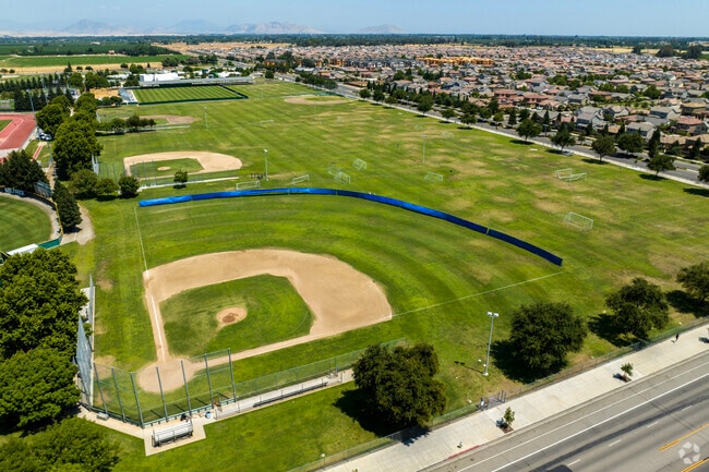 The baseball fields at Reyburn Intermediate School in Clovis.