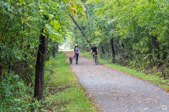 The Fox River Trail near West Dundee is ideal for biking and walking.