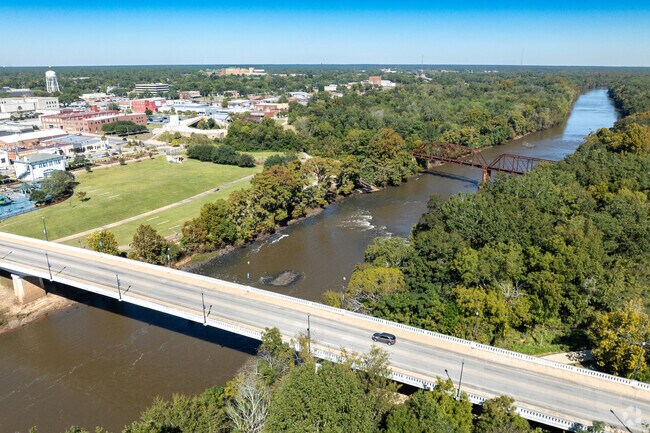 The Flint River is a beautiful river that runs through the middle of Albany.