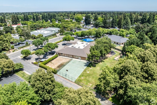 The beautiful campus of READ Academy of Sacramento includes modern amenities for students.