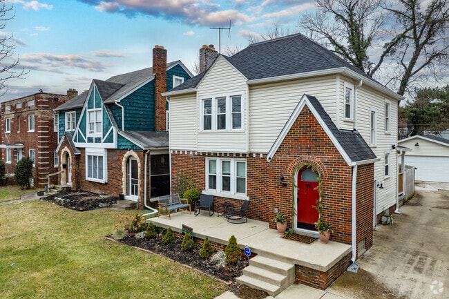 The Driving Park neighborhood offers diverse home architecture.