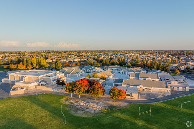 Elizabeth Ustach Middle School serves north eastern Modesto.