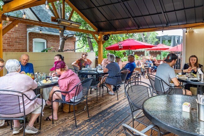Sit on the patio at Lucile’s Creole Café in Business District for a Cajun breakfast.