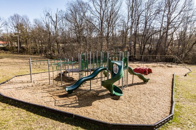 Greenbrier Elementary School has a large playground.