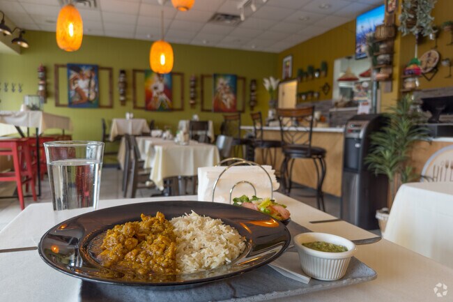 Enjoy the chicken curry at Hilltop International Cuisine in South Saint Paul.