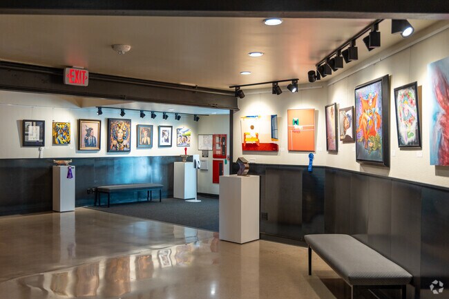 Parker's Schoolhouse Gallery has ongoing gallery shows that are open to the public.