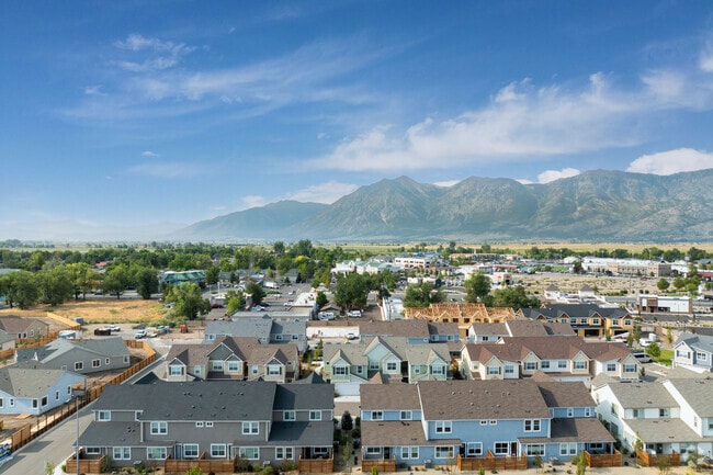 Minden sits in Carson Valley between desert terrain and mountain ridgelines.