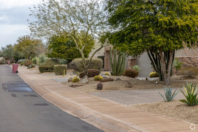 Sidewalks span the entirety of the Legend Trail community, giving residents a safe place to take a walk.