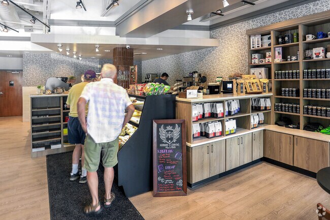 Hubbard & Cravens offers a stop for coffee for the residents of the Crows Nest neighborhood.