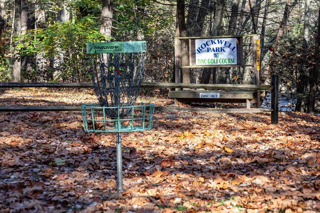 The Rockwell Park Disc Golf course in West End challenges players with a winding layout through the woods.