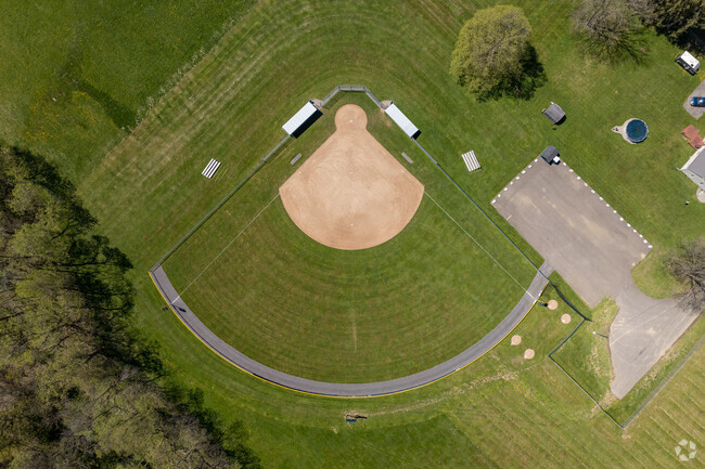 Elbridge Elementary's baseball field.