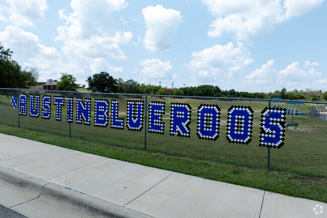 The Austin Blue Roos display school pride and community spirit throughout the year.