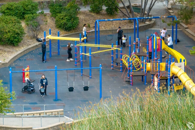 Kids can enjoy the playgrounds at the nearby Montclair Park.