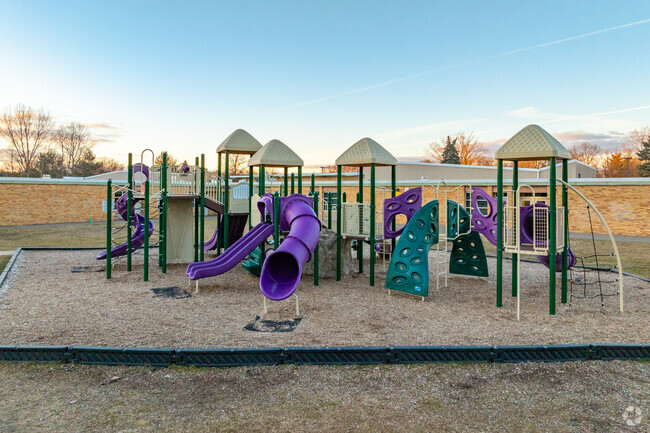 The Playground at Buchanan Elementary School is very popular with the kids.