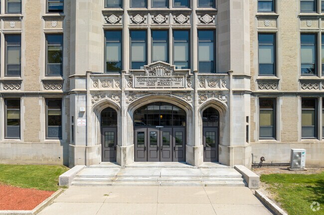 Wyandotte Roosevelt High School was opened in April 1923.