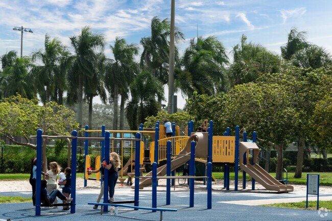 Families in Woodstock enjoy the playground at Plantation Acres North Park.