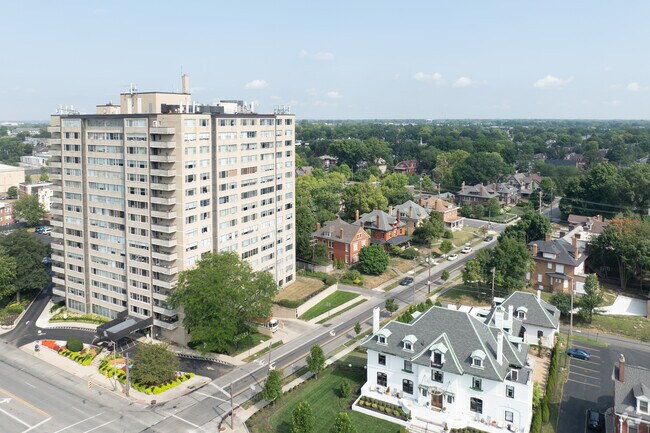 Woodland Park is located north east of downtown Columbus.