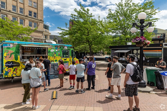 Pop-up street markets appear across Missoula during the summer months.