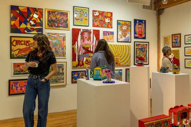 View different installments every month at the Bridgeport Art Center open house.