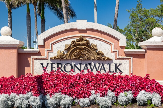 Verona Walk is a private gated community with a small town feel.