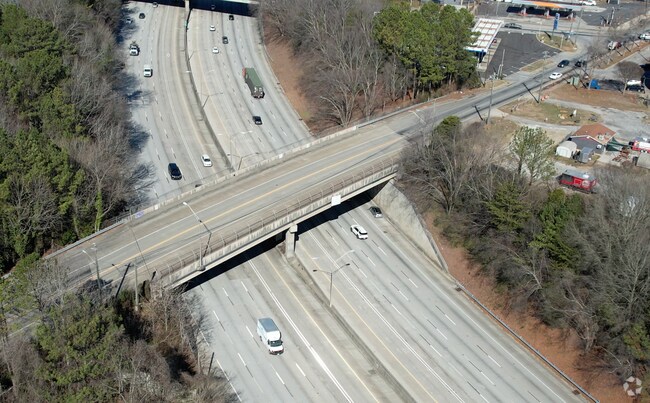Candler-McAfee has multiple access point to I-20.