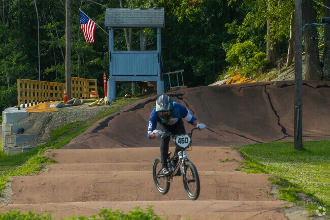 Indian ledge Park in Daniel Farm District has a great BMX track.