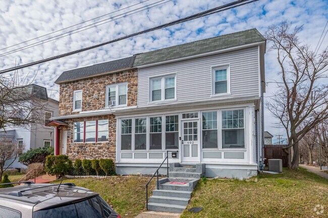 Typical duplex homes in Conestoga Heights.