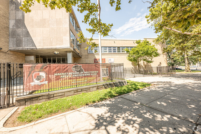 Van Siclen Community Middle School  serves 6-8 plus SE in East New York.