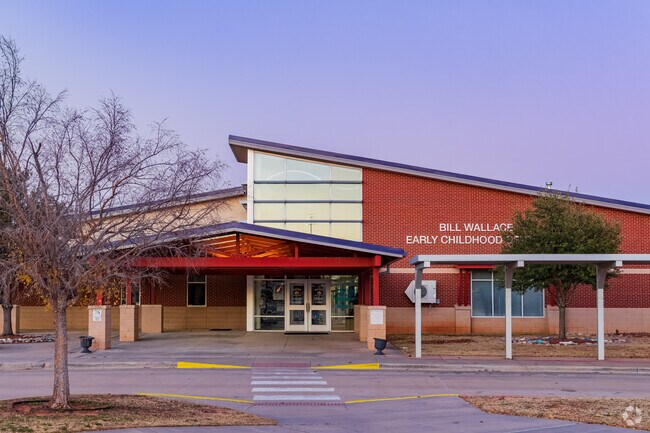 Here is the entrance of the Bill Wallace Early Childhood Center.
