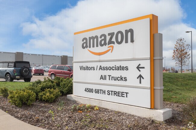 Amazon has several large distribution centers in the north of Caledonia.