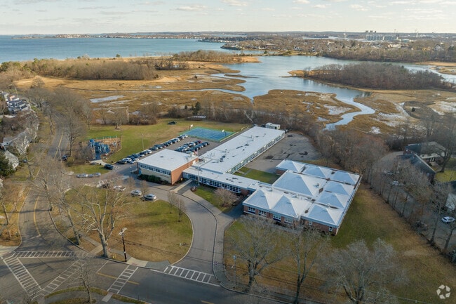 Beechwood Knoll Elementary School in Quincy is located in a residential neighborhood.